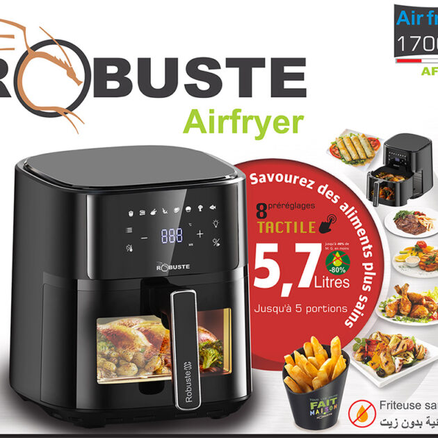 AIR FRYER ROBUSTE 5,7 litre