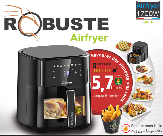 AIR FRYER ROBUSTE 5,7 litre